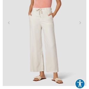 Hudson Jeans 26 Drawstring Wide Leg Crop Trouser